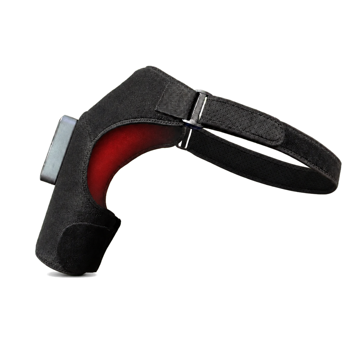 ThermoLuma Shoulder Wrap with adjustable straps and red inner panel